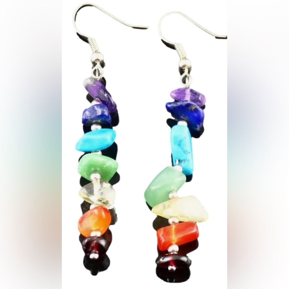 Boutique handmade cute little stones earrings